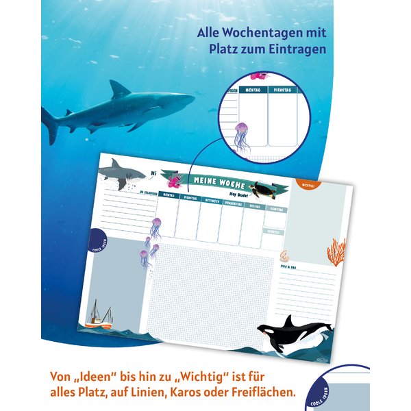 Unterwasserwelt Schreibtisch-