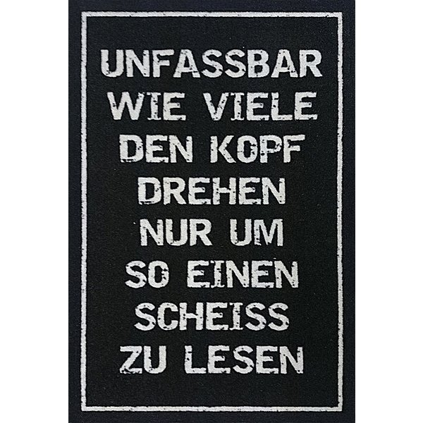 Unfassbar - Kopf drehen -