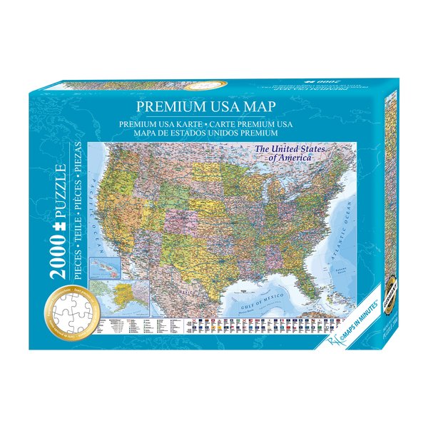 USA Karte Puzzle 2000 Teile