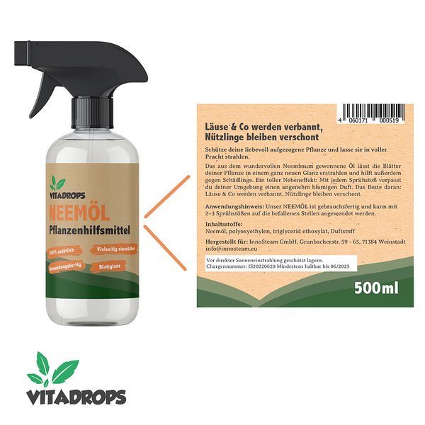 Vitadrops Neem&ouml;l Pflanzen-