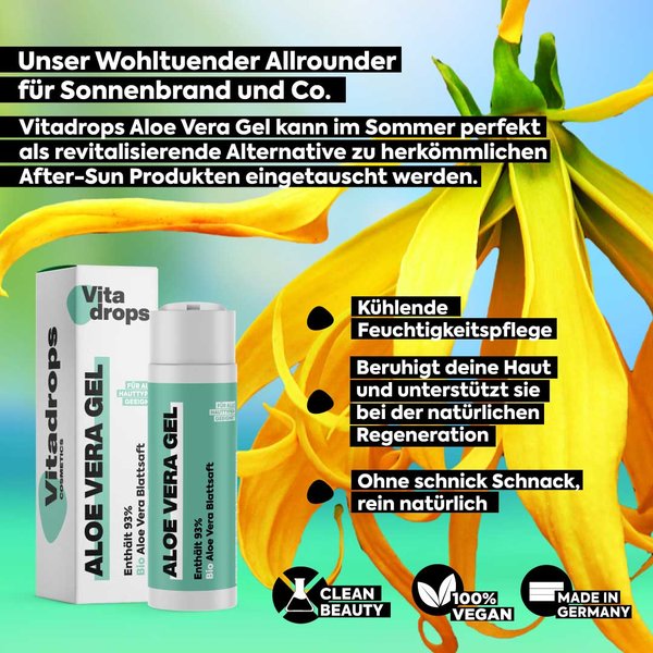 Vitadrops Aloe Vera Gel 93 %