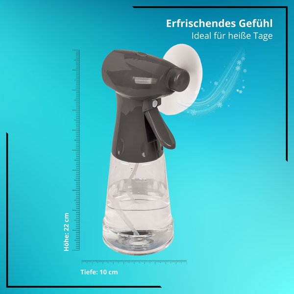 Ventilator mit Sprühflasche