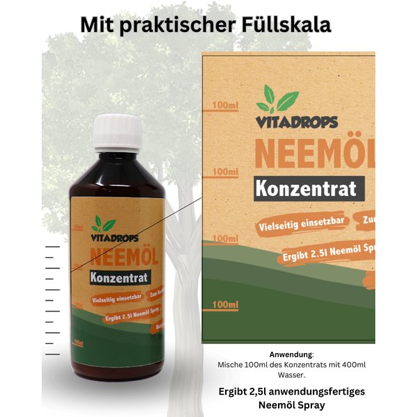 Vitadrops Neem&ouml;l Konzentrat
