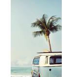 Vintage Camper Van Poster