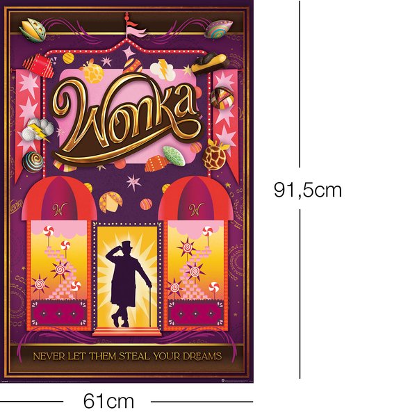 Wonka Poster Never Let Them..