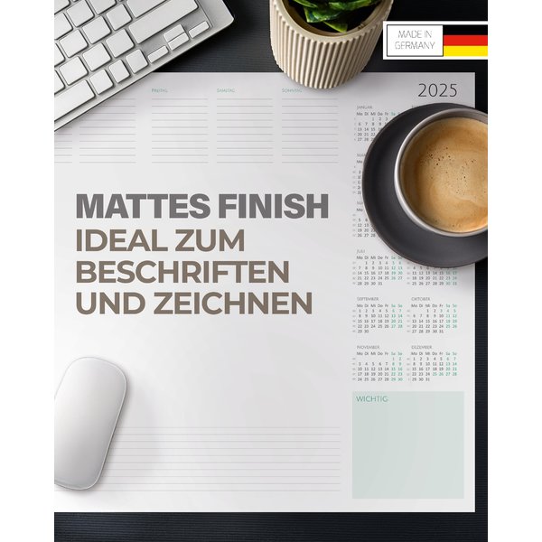 Wochenplaner Unterlage 2025