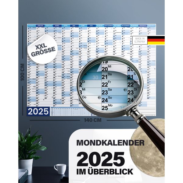 Wandkalender XXL Poster 2025