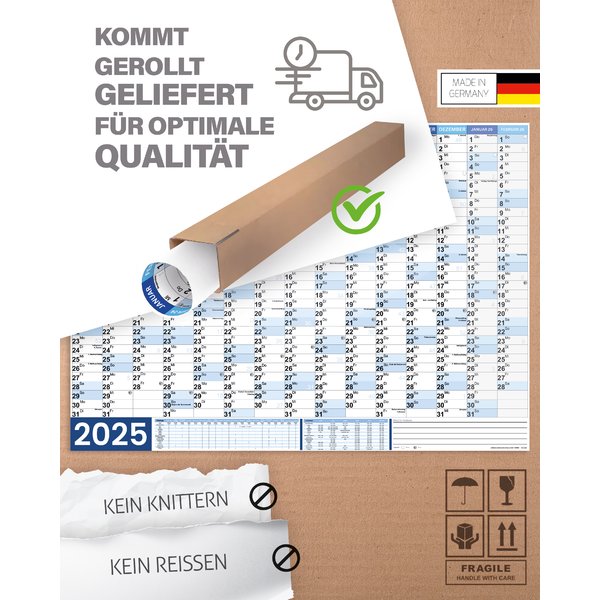 Wandkalender XXL Poster 2025