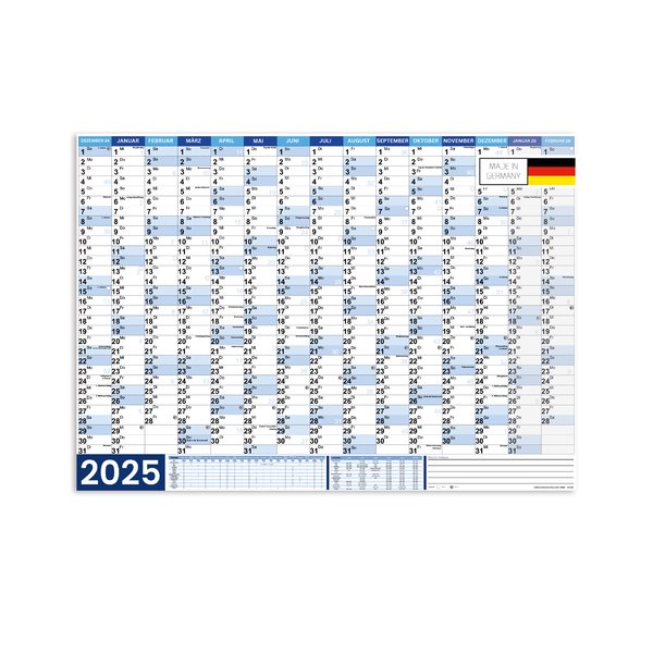 Wandkalender XXL Poster 2025
