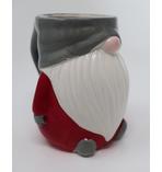 Wichtel Tasse 3D Rot Grau Weiß