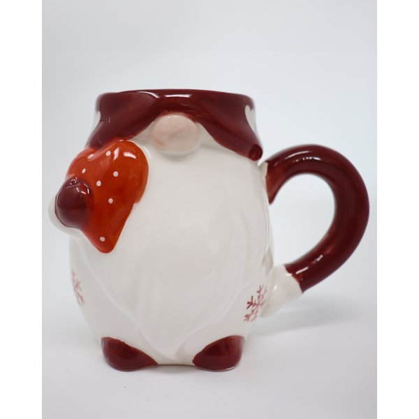 Wichtel Tasse 3D Rot Weiß