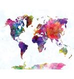 Watercolor Map Kunstdruck