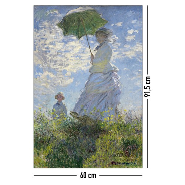 Woman With a Parasol Poster