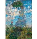 Woman With a Parasol Poster