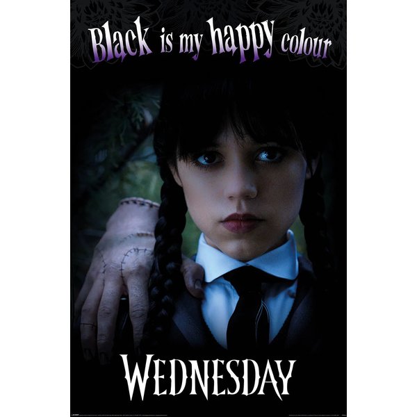 Wednesday Poster Happy Colour
