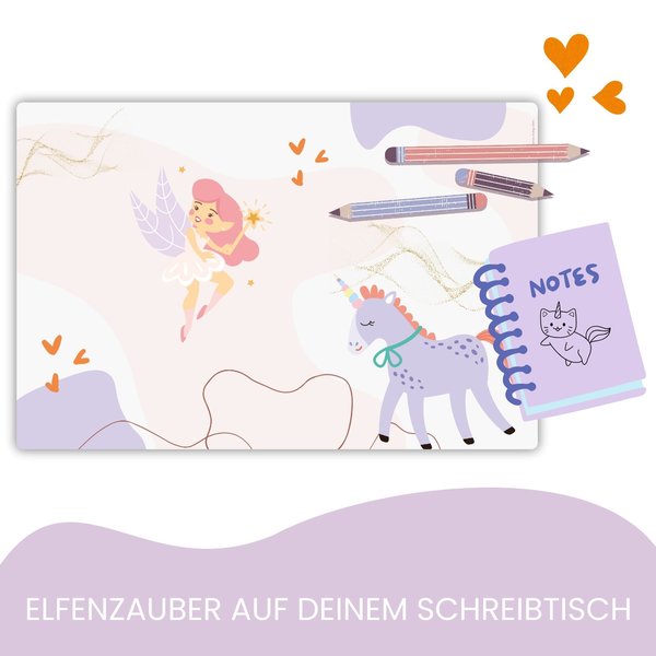 Zauberfee und Einhorn Schreib-